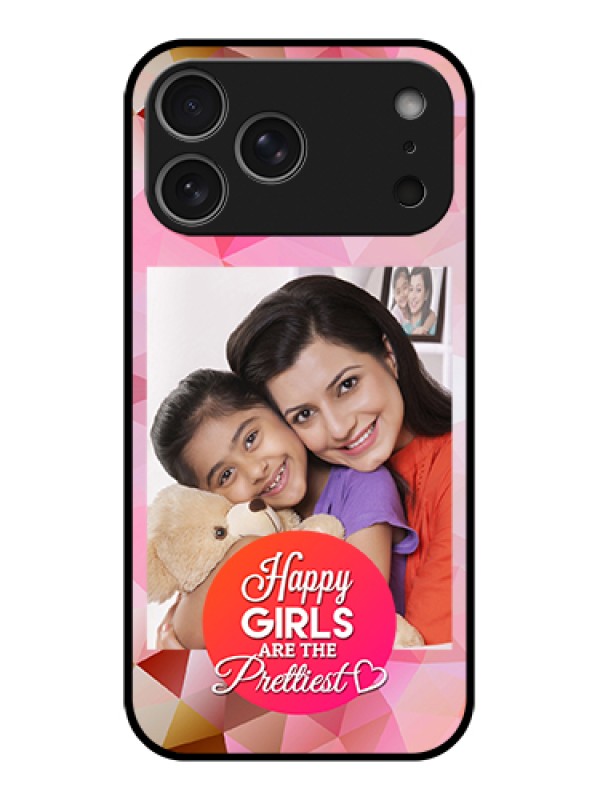 Custom Apple iPhone 17 Pro Max Custom Glass Phone Case - Abstract Triangle Design