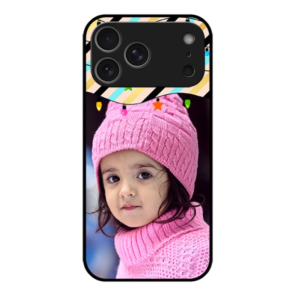 Apple iPhone 17 Pro Max Custom Glass Phone Case - Lights Hanging Design Apple iPhone 17 Pro Max Custom Glass Phone Case - Lights Hanging Design