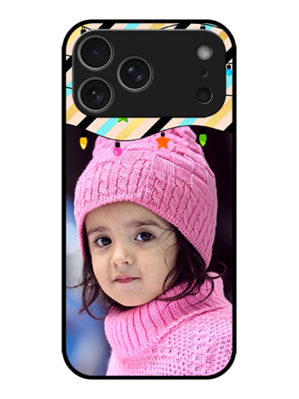 Custom Apple iPhone 17 Pro Max Custom Glass Phone Case - Lights Hanging Design