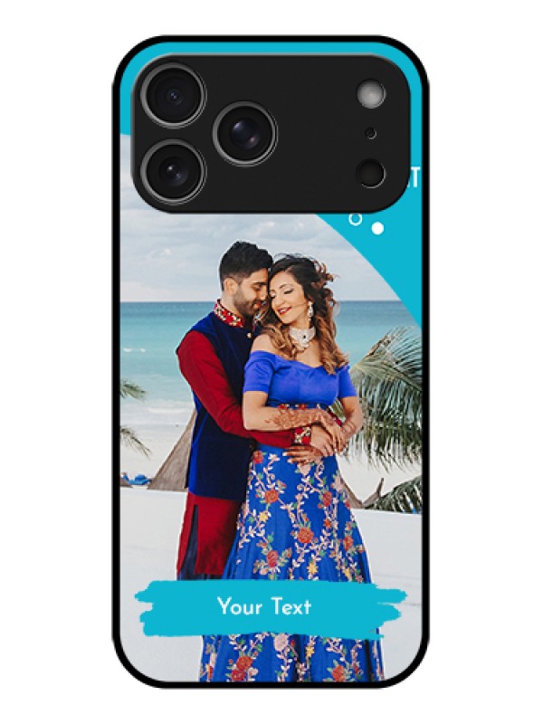 Custom Apple iPhone 17 Pro Max Custom Glass Phone Case - Happy Moment Design