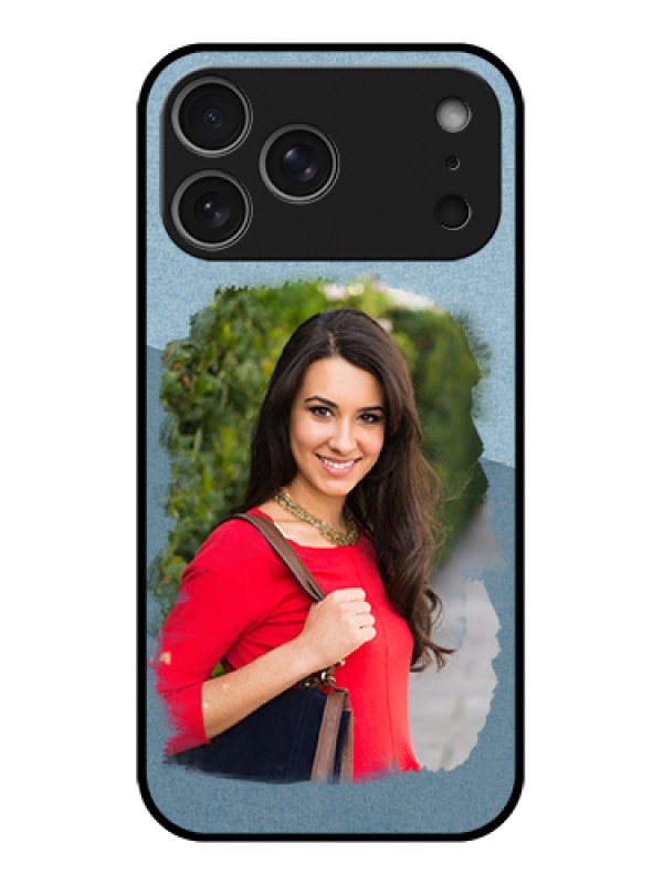 Custom Apple iPhone 17 Pro Max Custom Glass Phone Case - Grunge Line Art Design