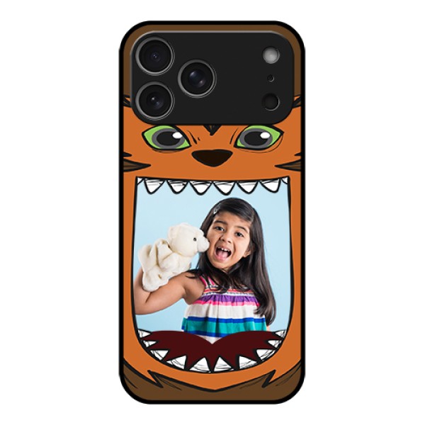 Apple iPhone 17 Pro Max Custom Glass Phone Case - Owl Monster Back Case Design Apple iPhone 17 Pro Max Custom Glass Phone Case - Owl Monster Back Case Design