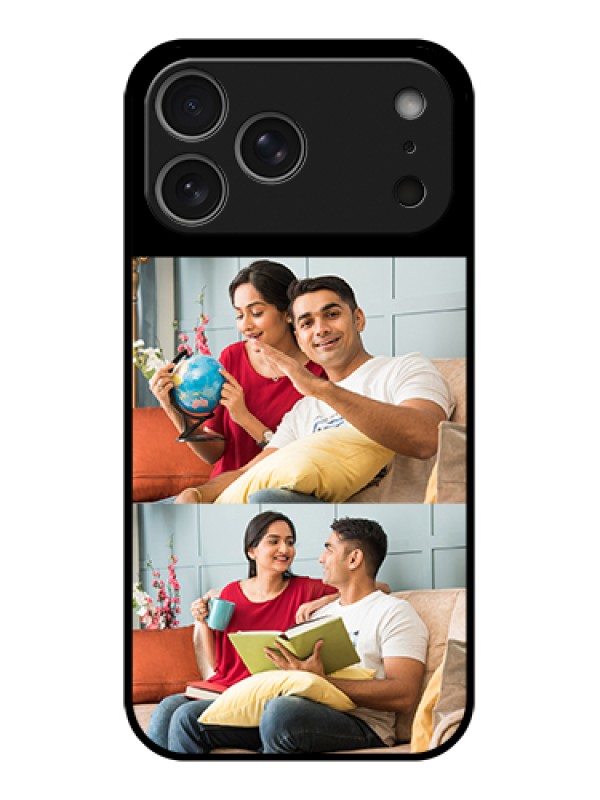 Custom Apple iPhone 17 Pro Max Custom Glass Phone Case - 2 Images Design