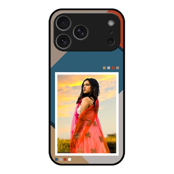 Apple iPhone 17 Pro Max Custom Glass Phone Case - Retro Color Pallet Design Apple iPhone 17 Pro Max Custom Glass Phone Case - Retro Color Pallet Design
