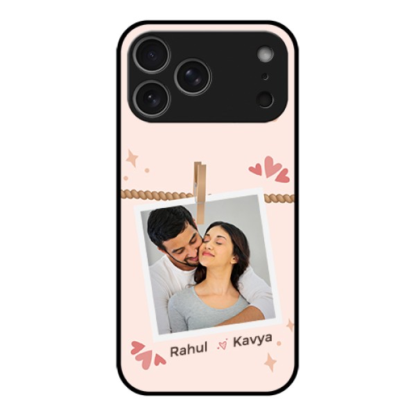 Apple iPhone 17 Pro Max Custom Glass Phone Case - Forever And Ever Love Design