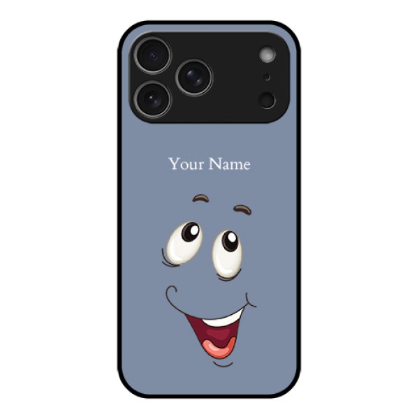 Apple iPhone 17 Pro Max Custom Glass Phone Case - Laughing Cartoon Face Design Apple iPhone 17 Pro Max Custom Glass Phone Case - Laughing Cartoon Face Design