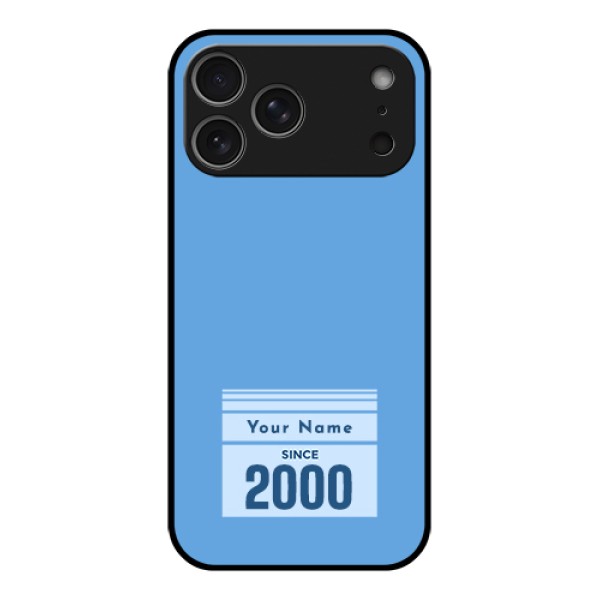Apple iPhone 17 Pro Max Custom Glass Phone Case - Custom Year Of Birth Design