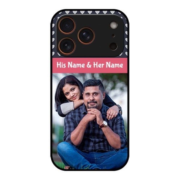Apple iPhone 17 Pro Custom Glass Phone Case - Love Symbols Design
