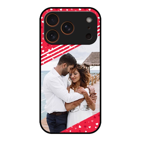 Apple iPhone 17 Pro Custom Glass Phone Case - Valentines Gift Design Apple iPhone 17 Pro Custom Glass Phone Case - Valentines Gift Design