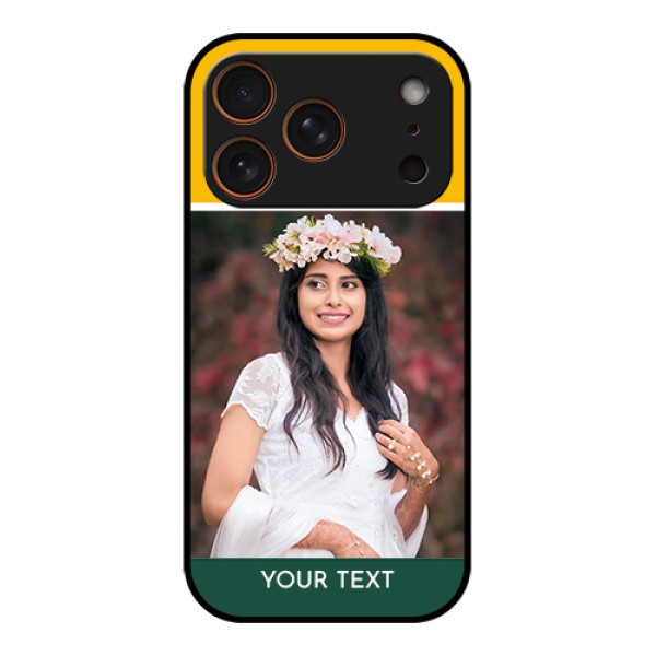 Apple iPhone 17 Pro Custom Glass Phone Case - Love You Design Apple iPhone 17 Pro Custom Glass Phone Case - Love You Design