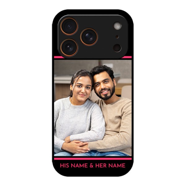 Apple iPhone 17 Pro Custom Glass Phone Case - With Add Text Design