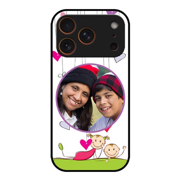 Apple iPhone 17 Pro Custom Glass Phone Case - Cute Kids Phone Case Design Apple iPhone 17 Pro Custom Glass Phone Case - Cute Kids Phone Case Design