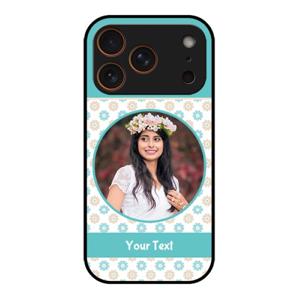 Apple iPhone 17 Pro Custom Glass Phone Case - Beautiful Flowers Design