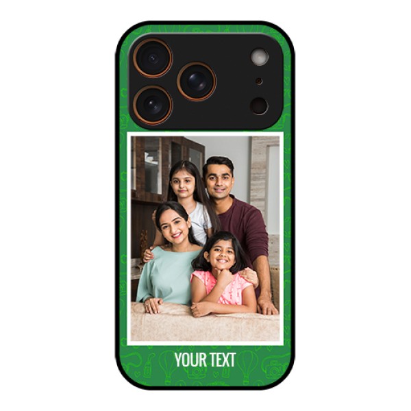 Apple iPhone 17 Pro Custom Glass Phone Case - Picture Upload Design
