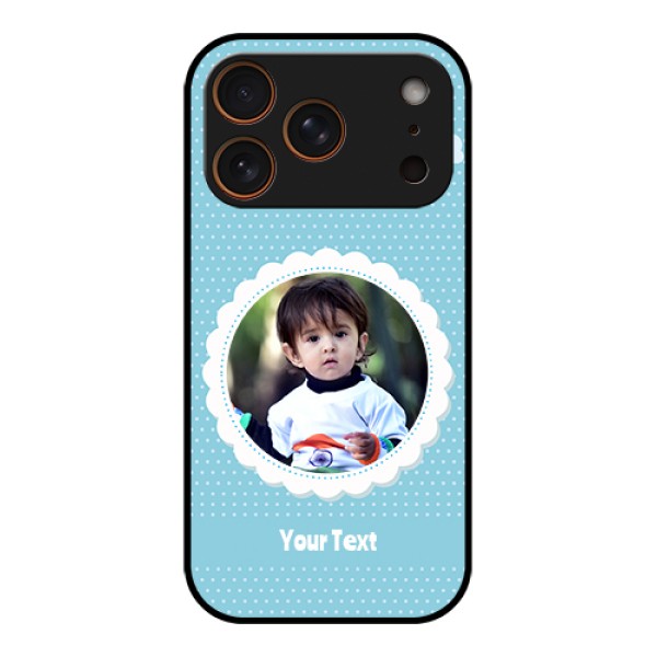 Apple iPhone 17 Pro Custom Glass Phone Case - Violet Pattern Design Apple iPhone 17 Pro Custom Glass Phone Case - Violet Pattern Design