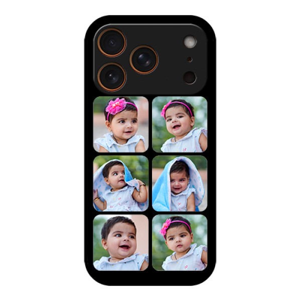 Apple iPhone 17 Pro Custom Glass Phone Case - Multiple Pictures Design