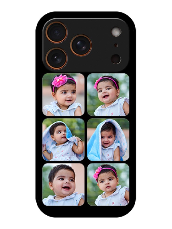 Custom Apple iPhone 17 Pro Custom Glass Phone Case - Multiple Pictures Design