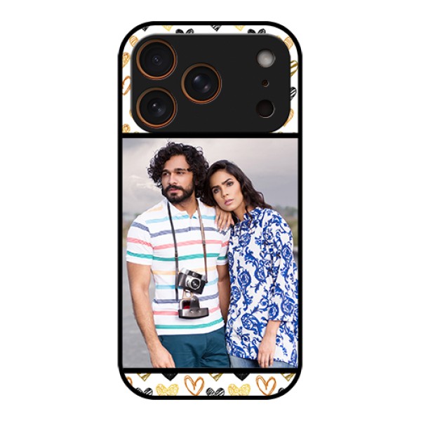 Apple iPhone 17 Pro Custom Glass Phone Case - Love Symbol Design