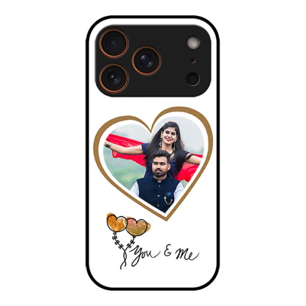 Apple iPhone 17 Pro Custom Glass Phone Case - You & Me Design
