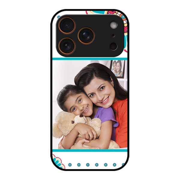 Apple iPhone 17 Pro Custom Glass Phone Case - Flower Design Apple iPhone 17 Pro Custom Glass Phone Case - Flower Design