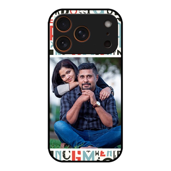 Apple iPhone 17 Pro Custom Glass Phone Case - Alphabet Design