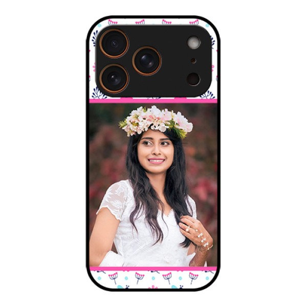 Apple iPhone 17 Pro Custom Glass Phone Case - Colorful Flower Design