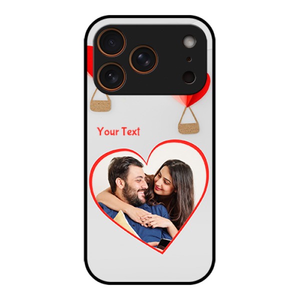 Apple iPhone 17 Pro Custom Glass Phone Case - Parachute Love Design
