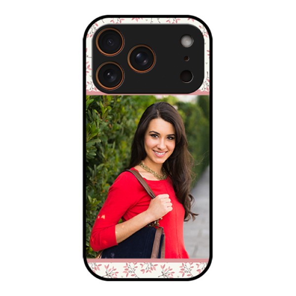 Apple iPhone 17 Pro Custom Glass Phone Case - Stunning Floral Design