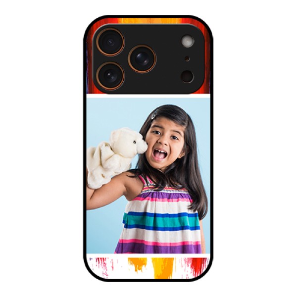Apple iPhone 17 Pro Custom Glass Phone Case - Multi Color Design Apple iPhone 17 Pro Custom Glass Phone Case - Multi Color Design