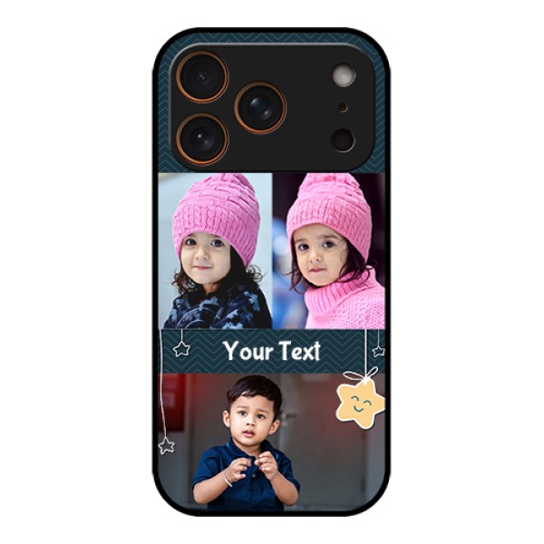 Apple iPhone 17 Pro Custom Glass Phone Case - Hanging Stars Design