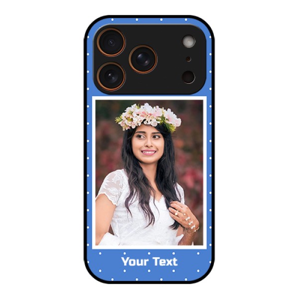 Apple iPhone 17 Pro Custom Glass Phone Case - Polka Dots Design