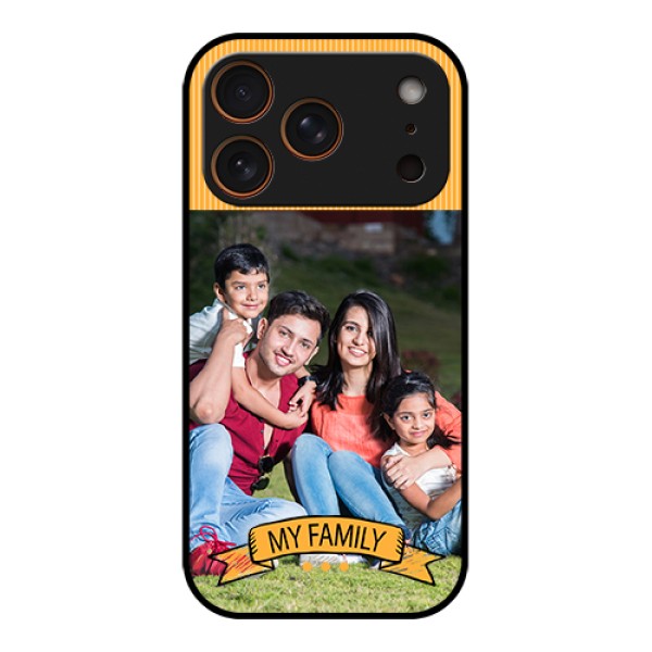 Apple iPhone 17 Pro Custom Glass Phone Case - My Family Design