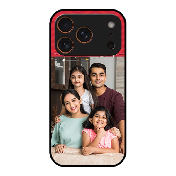 Apple iPhone 17 Pro Custom Glass Phone Case - Happy Family Design Apple iPhone 17 Pro Custom Glass Phone Case - Happy Family Design