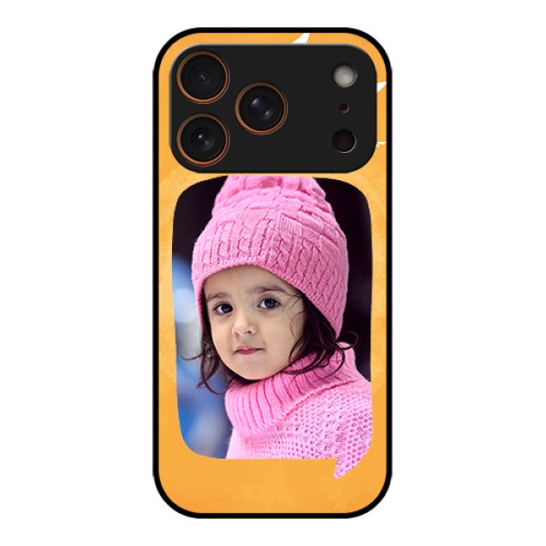 Apple iPhone 17 Pro Custom Glass Phone Case - Water Color Design With Bird Icons Apple iPhone 17 Pro Custom Glass Phone Case - Water Color Design With Bird Icons