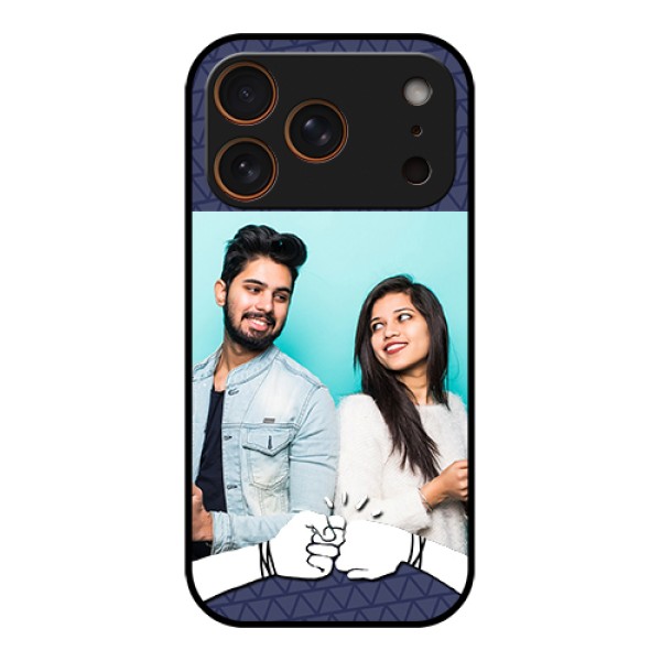 Apple iPhone 17 Pro Custom Glass Phone Case - With Best Friends Design Apple iPhone 17 Pro Custom Glass Phone Case - With Best Friends Design