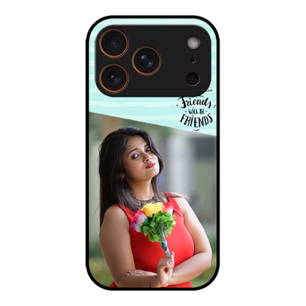 Apple iPhone 17 Pro Custom Glass Phone Case - Friends Picture Icon Design Apple iPhone 17 Pro Custom Glass Phone Case - Friends Picture Icon Design