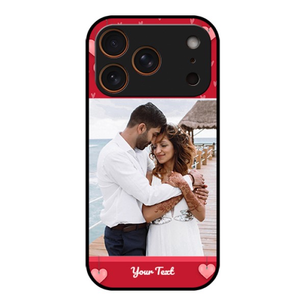Apple iPhone 17 Pro Custom Glass Phone Case - Valentines Day Design