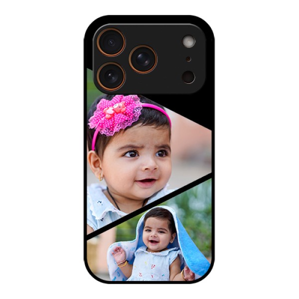 Apple iPhone 17 Pro Custom Glass Phone Case - Semi Cut Design Apple iPhone 17 Pro Custom Glass Phone Case - Semi Cut Design