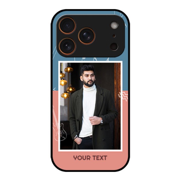 Apple iPhone 17 Pro Custom Glass Phone Case - With Color Musical Note Design Apple iPhone 17 Pro Custom Glass Phone Case - With Color Musical Note Design