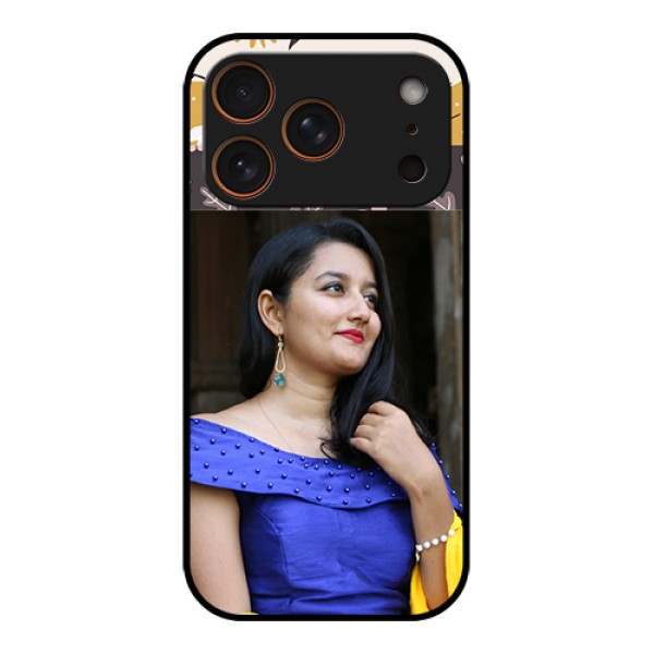 Apple iPhone 17 Pro Custom Glass Phone Case - Stylish Floral Design Apple iPhone 17 Pro Custom Glass Phone Case - Stylish Floral Design