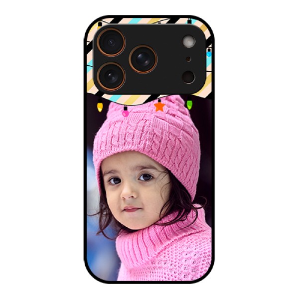 Apple iPhone 17 Pro Custom Glass Phone Case - Lights Hanging Design Apple iPhone 17 Pro Custom Glass Phone Case - Lights Hanging Design
