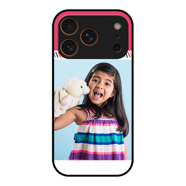 Apple iPhone 17 Pro Custom Glass Phone Case - Line Art Design