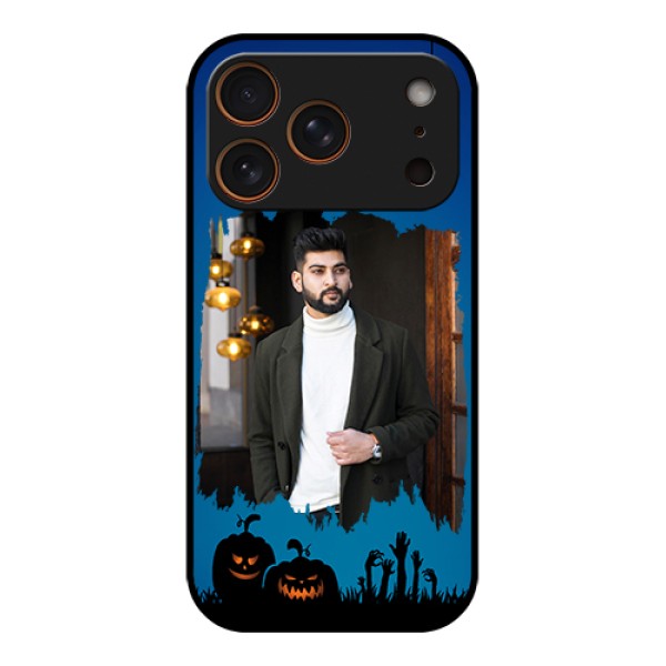 Apple iPhone 17 Pro Custom Glass Phone Case - With Pro Halloween Design Apple iPhone 17 Pro Custom Glass Phone Case - With Pro Halloween Design