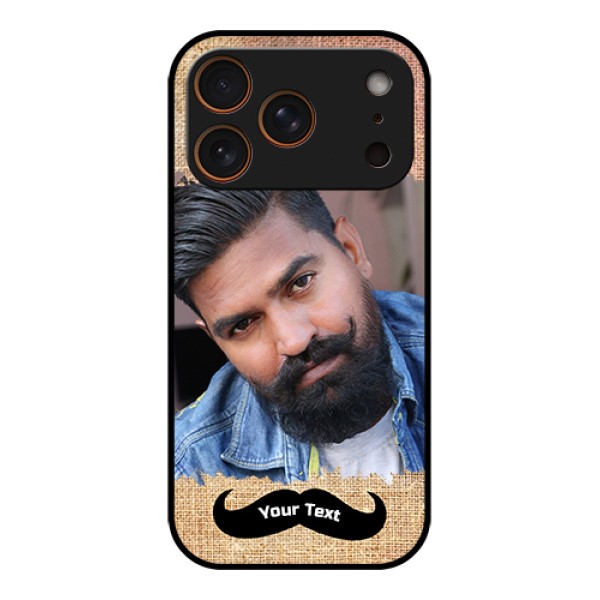 Apple iPhone 17 Pro Custom Glass Phone Case - With Texture Design
