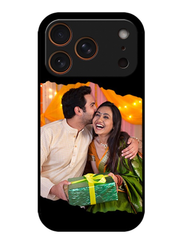 Custom Apple iPhone 17 Pro Custom Glass Phone Case - Tear - Off Design