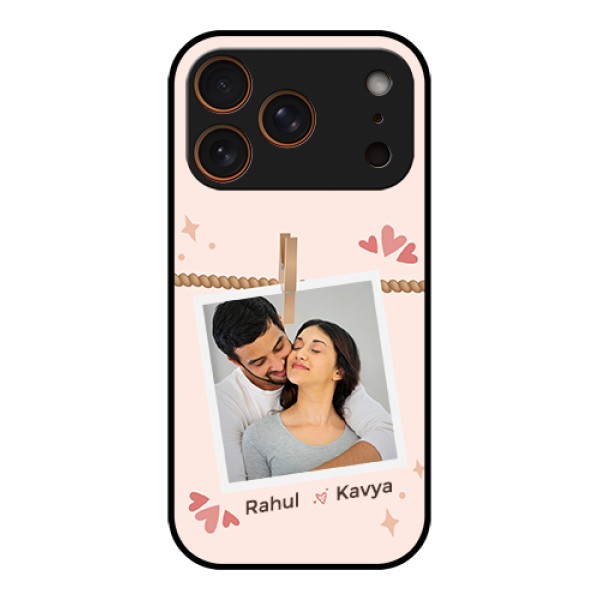 Apple iPhone 17 Pro Custom Glass Phone Case - Forever And Ever Love Design
