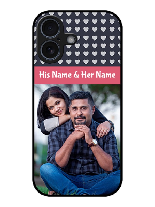 Custom Apple iPhone 17 Custom Glass Phone Case - Love Symbols Design