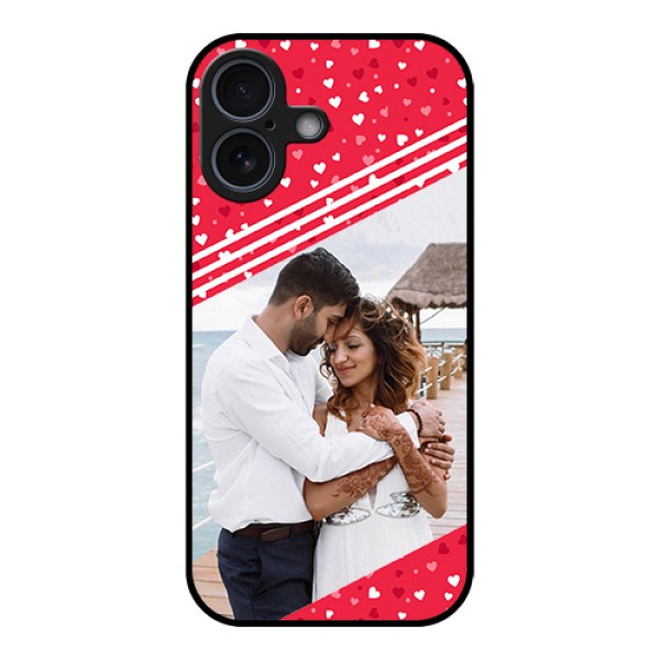 Apple iPhone 17 Custom Glass Phone Case - Valentines Gift Design Apple iPhone 17 Custom Glass Phone Case - Valentines Gift Design