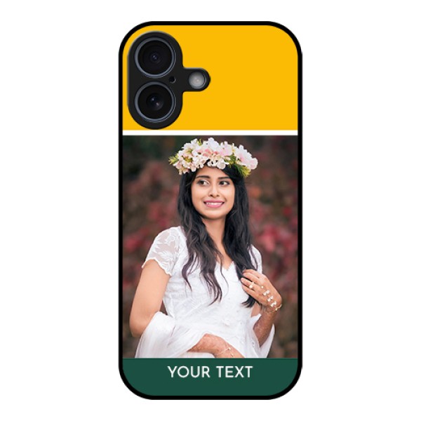 Apple iPhone 17 Custom Glass Phone Case - Love You Design Apple iPhone 17 Custom Glass Phone Case - Love You Design