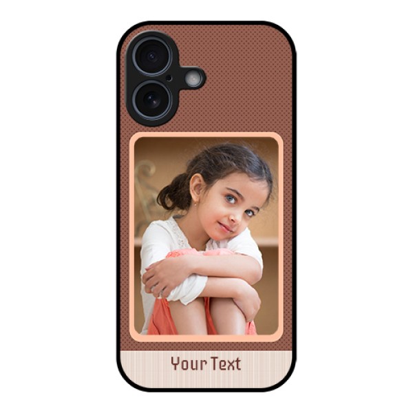 Apple iPhone 17 Custom Glass Phone Case - Simple Pic Upload Design Apple iPhone 17 Custom Glass Phone Case - Simple Pic Upload Design